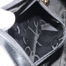 Salvatore Ferragamo Vala Shoulder Bag Leather Black Gold Auth gh2213-21