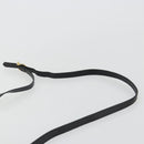 Salvatore Ferragamo Vala Shoulder Bag Leather Black Gold Auth gh2213-8