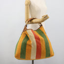 GUCCI Shoulder Bag Canvas Multicolor Gold 114900 Auth gh2214-21