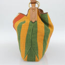 GUCCI Shoulder Bag Canvas Multicolor Gold 114900 Auth gh2214-4