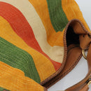 GUCCI Shoulder Bag Canvas Multicolor Gold 114900 Auth gh2214-6