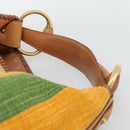 GUCCI Shoulder Bag Canvas Multicolor Gold 114900 Auth gh2214-8