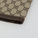 GUCCI GG Supreme Book Cover Day PVC Beige Gold Auth gh2217-10