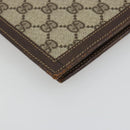GUCCI GG Supreme Book Cover Day PVC Beige Gold Auth gh2217-11