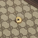 GUCCI GG Supreme Book Cover Day PVC Beige Gold Auth gh2217-13