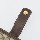 GUCCI GG Supreme Book Cover Day PVC Beige Gold Auth gh2217-14