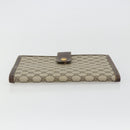 GUCCI GG Supreme Book Cover Day PVC Beige Gold Auth gh2217-5