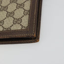 GUCCI GG Supreme Book Cover Day PVC Beige Gold Auth gh2217-8