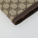 GUCCI GG Supreme Book Cover Day PVC Beige Gold Auth gh2217-9