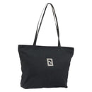FENDI Zucca Canvas Mamma Baguette Tote Bag Brown Black Auth gh2218A-1