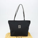 FENDI Zucca Canvas Mamma Baguette Tote Bag Brown Black Auth gh2218A-12