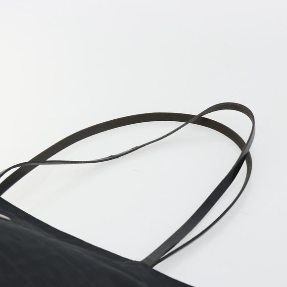 FENDI Zucca Canvas Mamma Baguette Tote Bag Brown Black Auth gh2218A