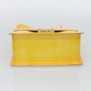LOUIS VUITTON Monogram Vernis Spring Street Bag Lime Yellow M91068 Auth gh2220A-5