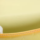 LOUIS VUITTON Monogram Vernis Spring Street Bag Lime Yellow M91068 Auth gh2220A-18