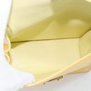 LOUIS VUITTON Monogram Vernis Spring Street Bag Lime Yellow M91068 Auth gh2220A-11