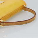 LOUIS VUITTON Monogram Vernis Spring Street Bag Lime Yellow M91068 Auth gh2220A-7