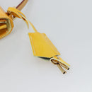 LOUIS VUITTON Monogram Vernis Spring Street Bag Lime Yellow M91068 Auth gh2220A-9