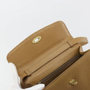 Coach Hand Bag Leather 2way Brown Gold Auth gh2221-20