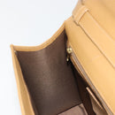 Coach Hand Bag Leather 2way Brown Gold Auth gh2221-22