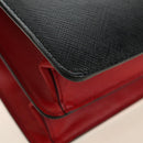 PRADA Shoulder Bag Safiano leather Multicolor Silver Auth gh2222SM-17