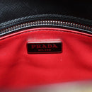 PRADA Shoulder Bag Safiano leather Multicolor Silver Auth gh2222SM-21
