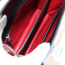 PRADA Shoulder Bag Safiano leather Multicolor Silver Auth gh2222SM-9