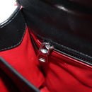PRADA Shoulder Bag Safiano leather Multicolor Silver Auth gh2222SM-24