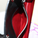 PRADA Shoulder Bag Safiano leather Multicolor Silver Auth gh2222SM-25