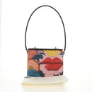 PRADA Shoulder Bag Safiano leather Multicolor Silver Auth gh2222SM-12