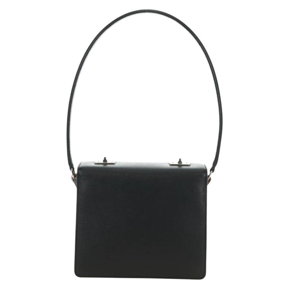 PRADA Shoulder Bag Safiano leather Multicolor Silver Auth gh2222SM