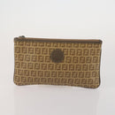 FENDI Celine MCM Clutch Bag Shoulder Bag Canvas Leather 5 Set Brown Auth gh2229-13