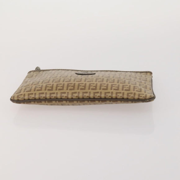 FENDI Celine MCM Clutch Bag Shoulder Bag Canvas Leather 5 Set Brown Auth gh2229