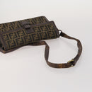 FENDI Celine MCM Clutch Bag Shoulder Bag Canvas Leather 5 Set Brown Auth gh2229-4