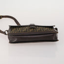 FENDI Celine MCM Clutch Bag Shoulder Bag Canvas Leather 5 Set Brown Auth gh2229-6