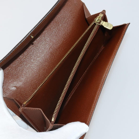 LOUIS VUITTON PRADA Monogram Wallet Nylon 6 Set Black LV Auth gh2230