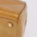 LOUIS VUITTON Monogram Vernis Tompkins Square Hand Bag Beige M91149 Auth gh2233-15