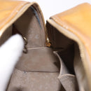 LOUIS VUITTON Monogram Vernis Tompkins Square Hand Bag Beige M91149 Auth gh2233-20