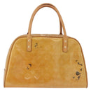 LOUIS VUITTON Monogram Vernis Tompkins Square Hand Bag Beige M91149 Auth gh2233-2