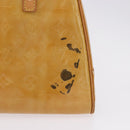 LOUIS VUITTON Monogram Vernis Tompkins Square Hand Bag Beige M91149 Auth gh2233-3