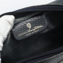 GUCCI GG Supreme Sherry Line Shoulder Bag PVC Navy Gold 72 001 3654 Auth gh2235-15
