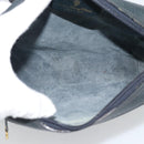 GUCCI GG Supreme Sherry Line Shoulder Bag PVC Navy Gold 72 001 3654 Auth gh2235-16
