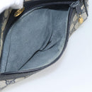GUCCI GG Supreme Sherry Line Shoulder Bag PVC Navy Gold 72 001 3654 Auth gh2235-19