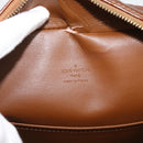 LOUIS VUITTON Monogram Vernis Tompkins Square Hand Bag Bronze M91103 Auth gh2241-18