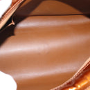 LOUIS VUITTON Monogram Vernis Tompkins Square Hand Bag Bronze M91103 Auth gh2241-11