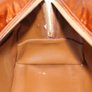 LOUIS VUITTON Monogram Vernis Tompkins Square Hand Bag Bronze M91103 Auth gh2241-19