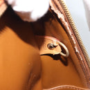 LOUIS VUITTON Monogram Vernis Tompkins Square Hand Bag Bronze M91103 Auth gh2241-12
