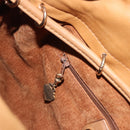 GUCCI Web Sherry Line Shoulder Bag Leather Brown Gold 001 056 0171 Auth gh2243A-19