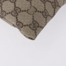 GUCCI GG Supreme Purse Pouch PVC Leather Beige Gold Tone 97 19 303 Auth gh2245-10