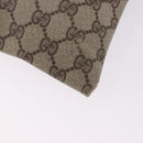 GUCCI GG Supreme Purse Pouch PVC Leather Beige Gold Tone 97 19 303 Auth gh2245-13