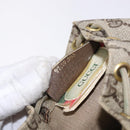 GUCCI GG Supreme Purse Pouch PVC Leather Beige Gold Tone 97 19 303 Auth gh2245-18